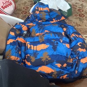 Scotch and soda reversible size 8 boys vest with hood